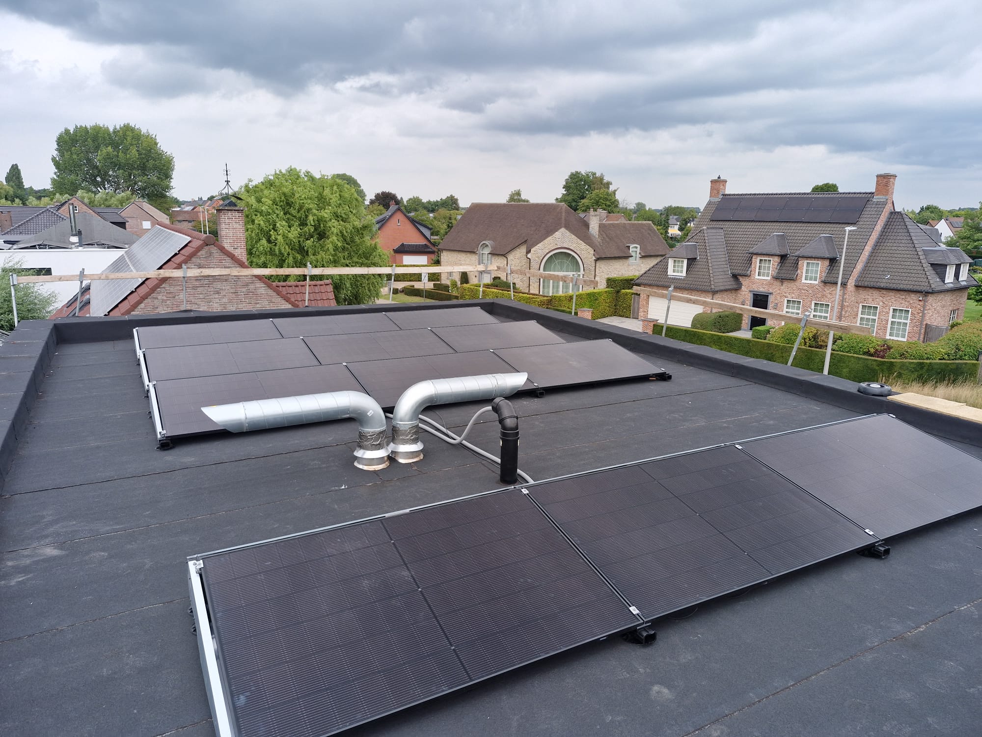 Zonnepanelen op dak